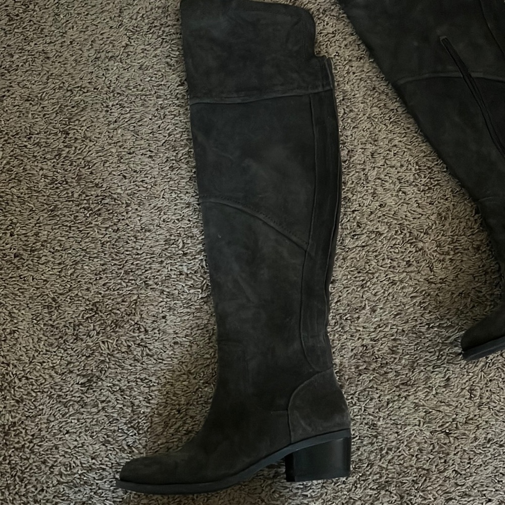 Vince Camuto boots- suede (dark gray)